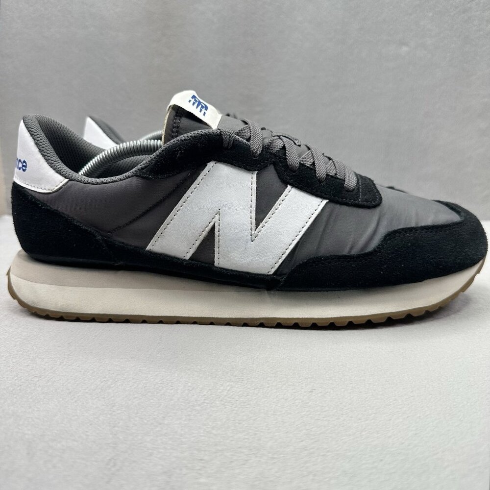 New Balance 237 Mens Size 12 (D) Shoes Black Gray Gum Athletic Casual Sneakers